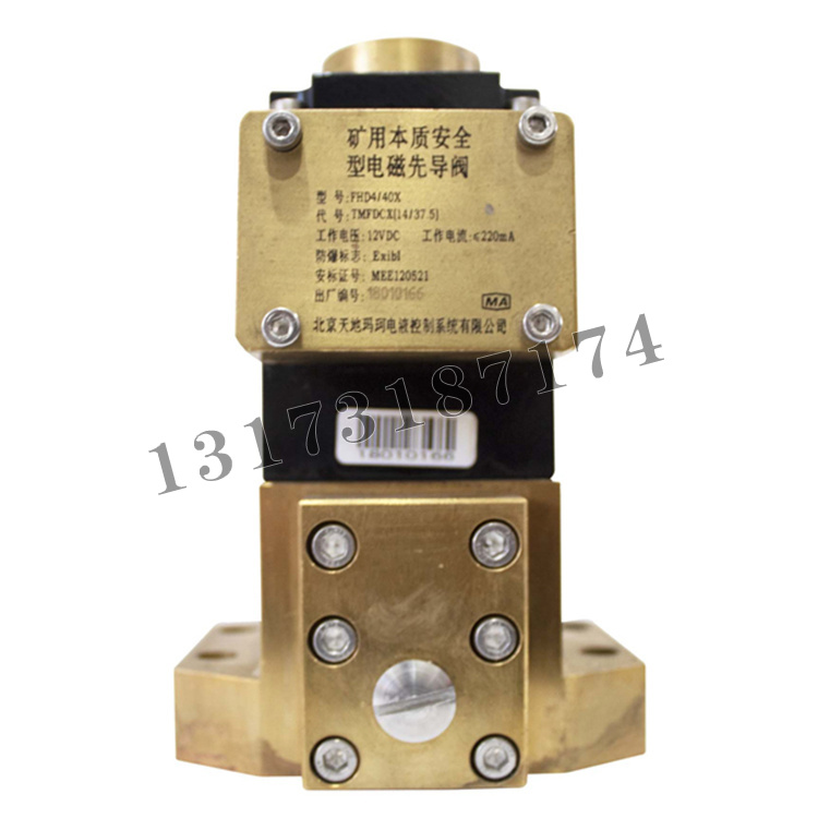 FHD4/40X礦用本質(zhì)安全型電磁先導(dǎo)閥|北京天地瑪珂電液控制系統(tǒng)有限公司