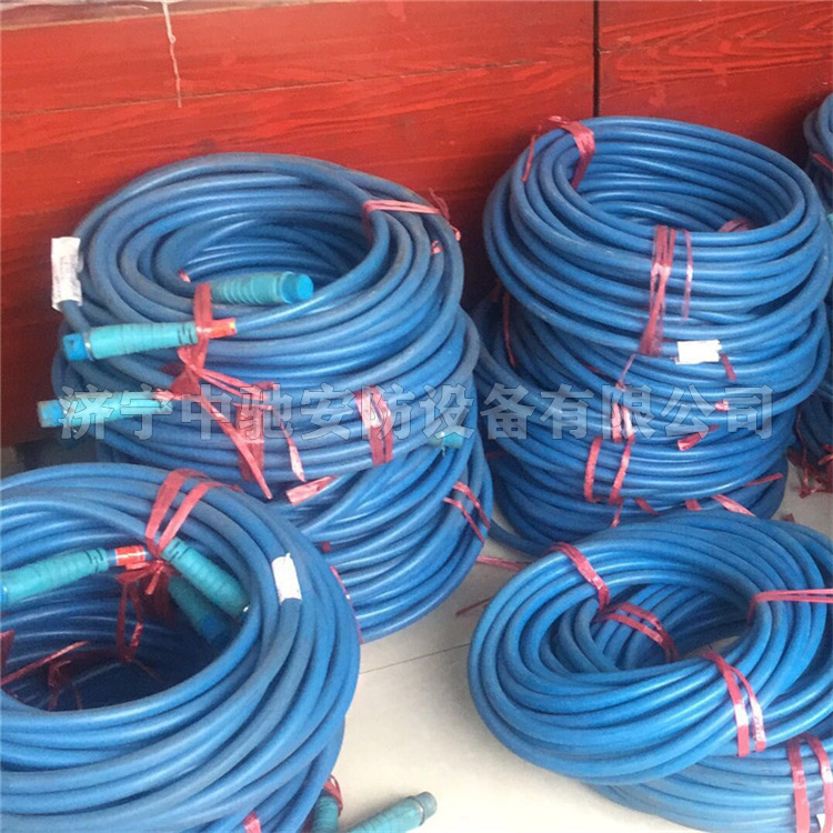 LCYVB-7-1鋼絲編織橡膠護(hù)套連接器25米礦用拉力閉鎖電纜|山東大齊通信電子有限公司