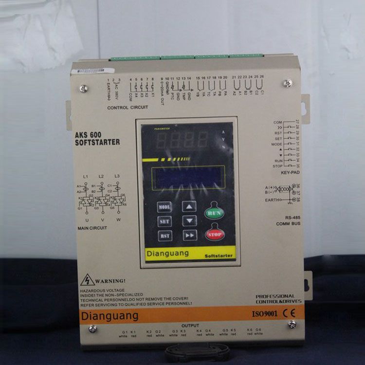 中國電光防爆AKS-601/400A中文保護(hù)器 AKS600軟起動(dòng)保護(hù)裝置