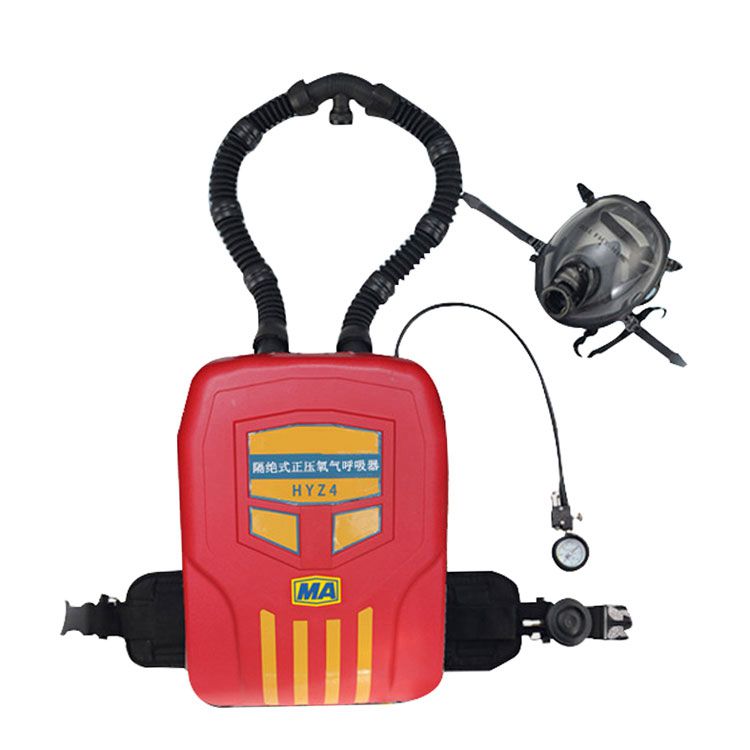 礦用隔絕式氧氣呼吸器4小時正壓式氧氣呼吸器